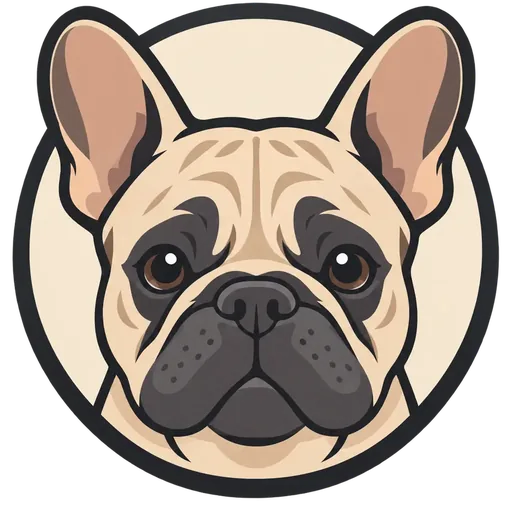 French Bulldog illustration
