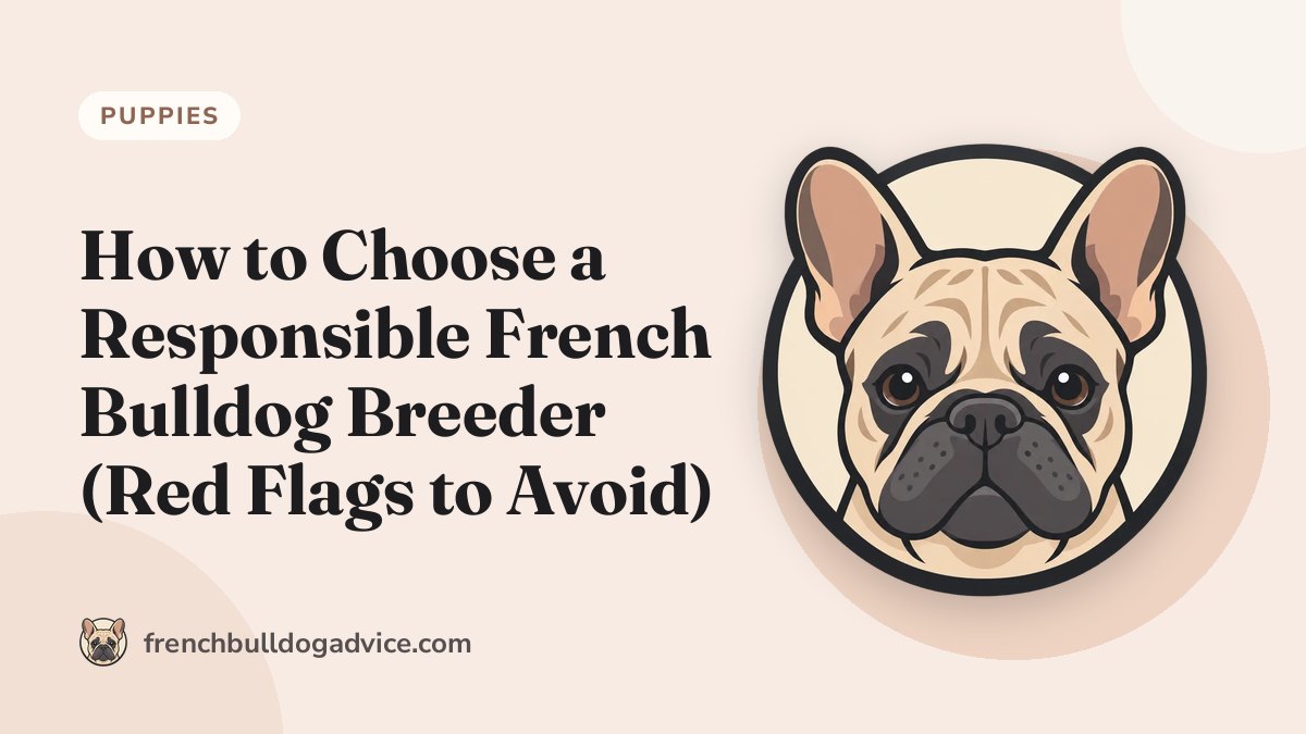 How to Choose a Responsible French Bulldog Breeder (Red Flags to Avoid) - French Bulldog Advice