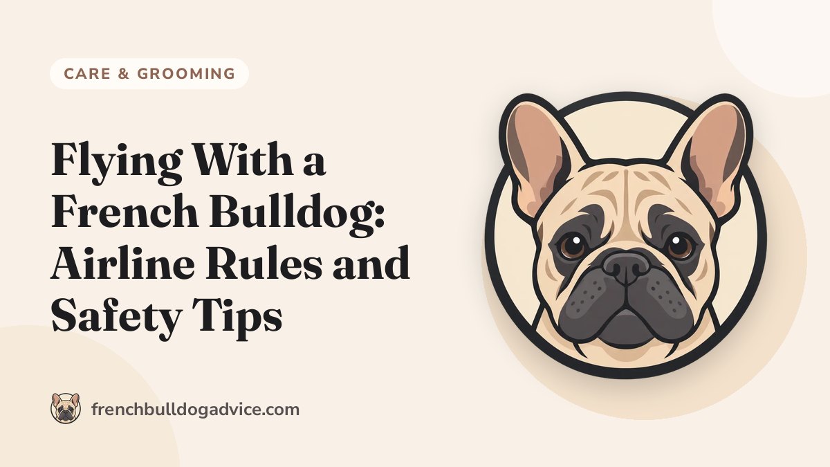 Flying With a French Bulldog: Airline Rules and Safety Tips