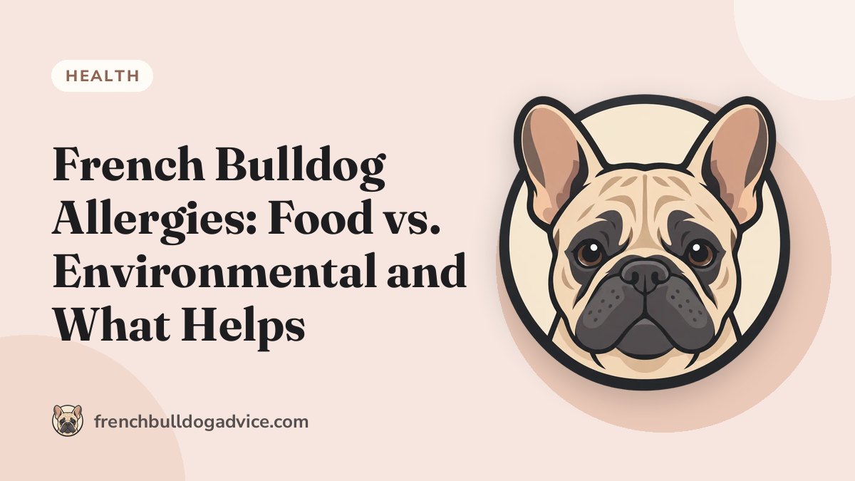 French Bulldog Allergies: Food vs. Environmental and What Helps - French Bulldog Advice