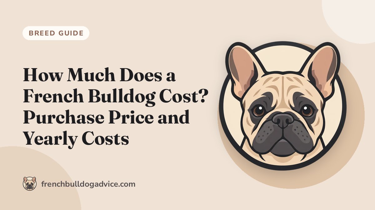 How Much Does a French Bulldog Cost? Purchase Price and Yearly Costs - French Bulldog Advice