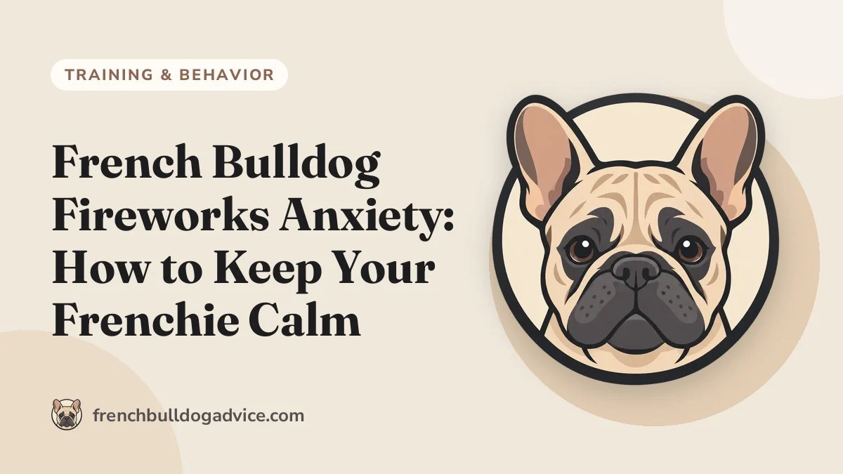French Bulldog Fireworks Anxiety: How to Keep Your Frenchie Calm