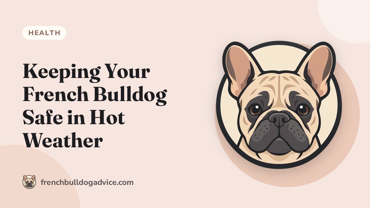 Keeping Your French Bulldog Safe in Hot Weather - French Bulldog Advice