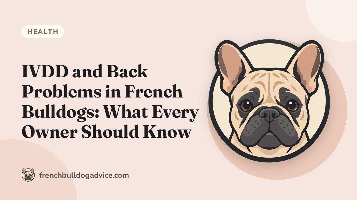 IVDD and Back Problems in French Bulldogs: What Every Owner Should Know - French Bulldog Advice