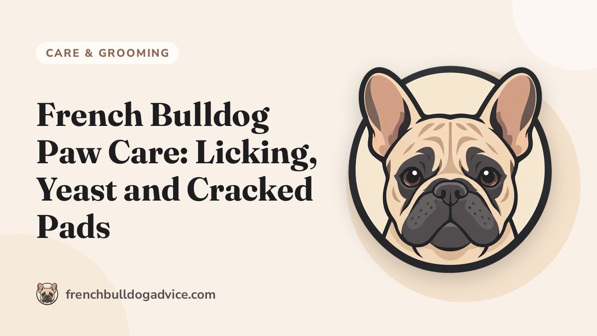 French Bulldog Paw Care: Licking, Yeast and Cracked Pads