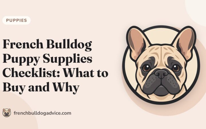 French Bulldog Puppy Supplies Checklist: What to Buy and Why - French Bulldog Advice