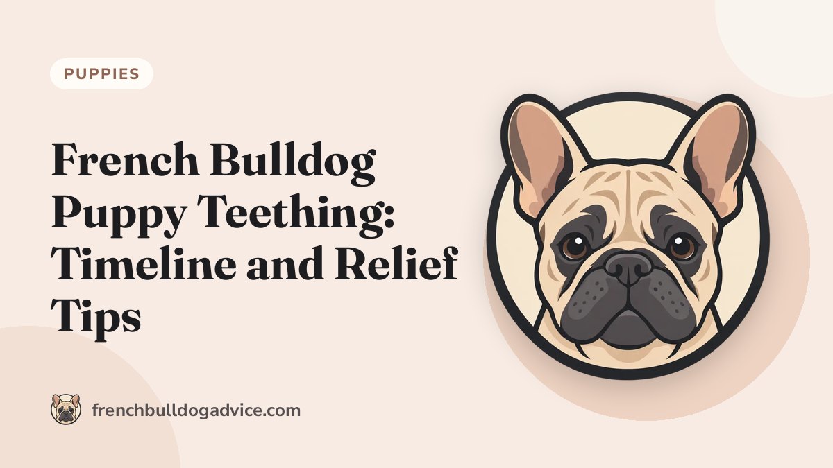 French Bulldog Puppy Teething: Timeline and Relief Tips - French Bulldog Advice