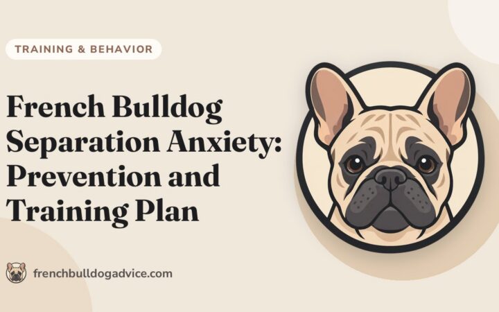 French Bulldog Separation Anxiety: Prevention and Training Plan - French Bulldog Advice
