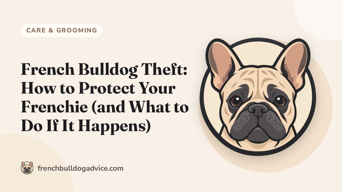 French Bulldog Theft: How to Protect Your Frenchie (and What to Do If It Happens) - French Bulldog Advice