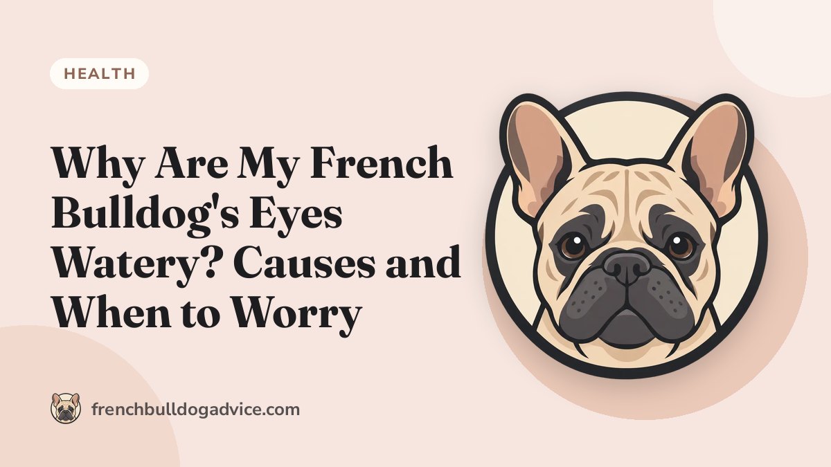 Why Are My French Bulldog's Eyes Watery? Causes and When to Worry - French Bulldog Advice