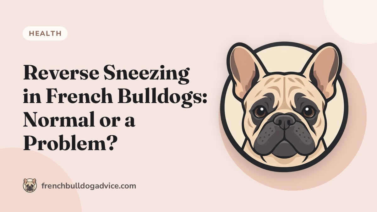 Reverse Sneezing in French Bulldogs: Normal or a Problem? - French Bulldog Advice