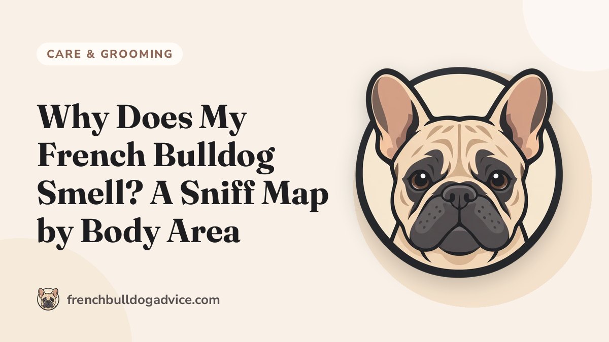 Why Does My French Bulldog Smell? A Sniff Map by Body Area - French Bulldog Advice